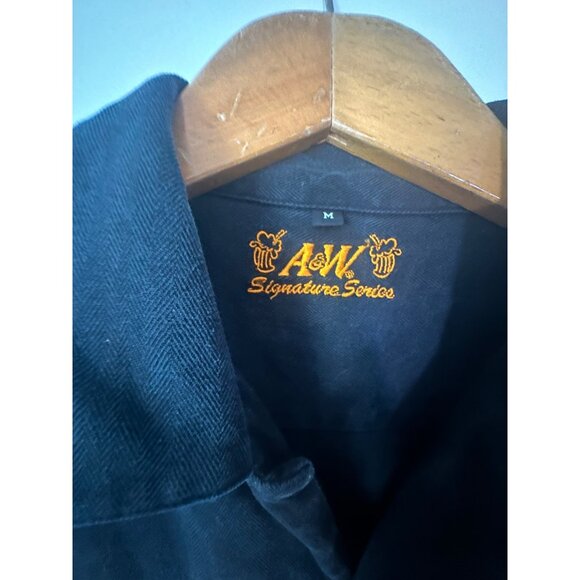 A&W Signature Series Mens Silk Button-Up Shirt "Hotter Than Hotter" Black M 2002 - Picture 5 of 11